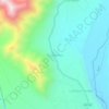 Mapa topográfico Orcopampa, altitud, relieve