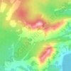 Mapa topográfico Кузьма-Демьяновск, altitud, relieve