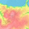 Mapa topográfico Goaz Joulin, altitud, relieve