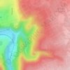 Mapa topográfico Sur le Potai, altitud, relieve