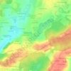 Mapa topográfico La Métairie, altitud, relieve