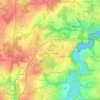 Mapa topográfico Les Drolus, altitud, relieve