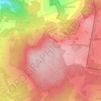 Mapa topográfico Stegskopf, altitud, relieve