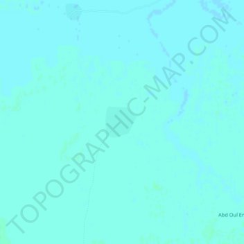Mapa topográfico Omo, altitud, relieve