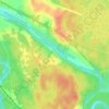 Mapa topográfico Халезево, altitud, relieve