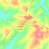 Mapa topográfico Colorado, altitud, relieve
