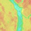 Mapa topográfico Железо, altitud, relieve