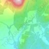 Mapa topográfico Glentrool Village, altitud, relieve