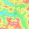 Mapa topográfico Bir el Qandeel, altitud, relieve