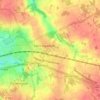 Mapa topográfico Toull al Lann, altitud, relieve