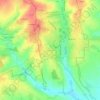 Mapa topográfico Haut Éclair, altitud, relieve