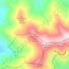 Mapa topográfico Richland Knob, altitud, relieve