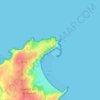 Mapa topográfico Le Port-Jacquet, altitud, relieve