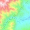 Mapa topográfico El Tesorito, altitud, relieve