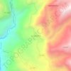 Mapa topográfico La Capellania, altitud, relieve