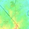 Mapa topográfico Droogland, altitud, relieve