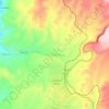 Mapa topográfico Banos de Yura, altitud, relieve