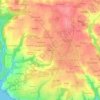 Mapa topográfico Keramplen, altitud, relieve
