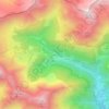 Mapa topográfico Cambrembo, altitud, relieve