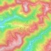 Mapa topográfico Preserie, altitud, relieve