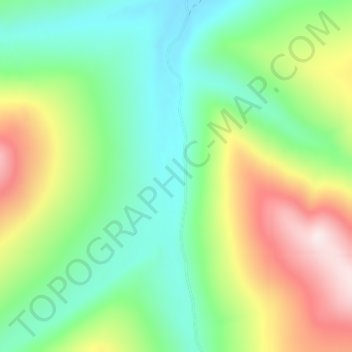 Mapa topográfico Miller House, altitud, relieve