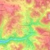 Mapa topográfico Herzogwind, altitud, relieve