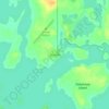 Mapa topográfico Brochet, altitud, relieve