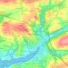 Mapa topográfico Leur ar Hardis, altitud, relieve