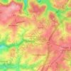 Mapa topográfico Höhscheid, altitud, relieve