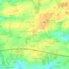 Mapa topográfico Barbechat, altitud, relieve