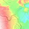 Mapa topográfico Tengonapa, altitud, relieve