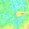 Mapa topográfico Le Champ Sous le Bois, altitud, relieve