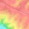 Mapa topográfico La Quenaudais, altitud, relieve