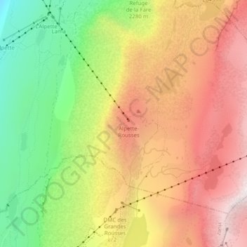 Mapa topográfico 3828902 - 1, altitud, relieve
