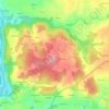 Mapa topográfico Kerpolican, altitud, relieve