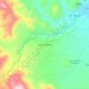 Mapa topográfico Nuevo Palestina, altitud, relieve