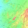 Mapa topográfico Sirohi, altitud, relieve