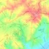 Mapa topográfico La Renaldie, altitud, relieve