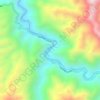 Mapa topográfico Vega Grande, altitud, relieve