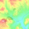 Mapa topográfico Maíllo, altitud, relieve