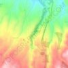 Mapa topográfico Cascada de Pancho Poza, altitud, relieve