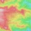 Mapa topográfico Mountain Meadows, altitud, relieve