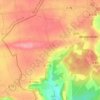 Mapa topográfico Courtioux, altitud, relieve