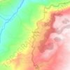 Mapa topográfico Socorro, altitud, relieve