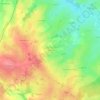 Mapa topográfico Chazeix, altitud, relieve