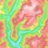 Mapa topográfico Neuenbach, altitud, relieve