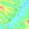 Mapa topográfico Las Paguéres, altitud, relieve