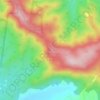 Mapa topográfico Little Mermaid Lookout, altitud, relieve