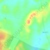Mapa topográfico La Vega Alta, altitud, relieve