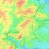Mapa topográfico Beg er Lann, altitud, relieve